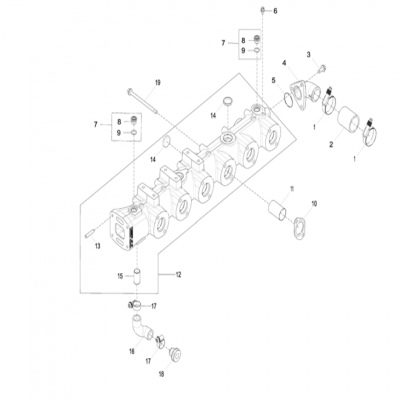 Group 28: Exhaust Manifold  第28組：排氣歧管&ldquo;GM93289,&rdquo;&ldquo;GM93285,&rdquo;&ldquo;GM91650,&rdquo;&ldquo;GM85414,&rdquo;&ldquo;GM85412,&rdquo;&ldquo;GM