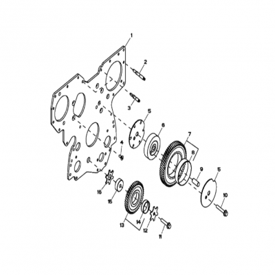 Group 36: Front Plate & Crankshaft Upper Idler Gears,  第36組：前板&曲軸上惰輪，“GM93289,”“GM93285,”“GM91650,”“GM85414,”“GM85412,”“GM8541