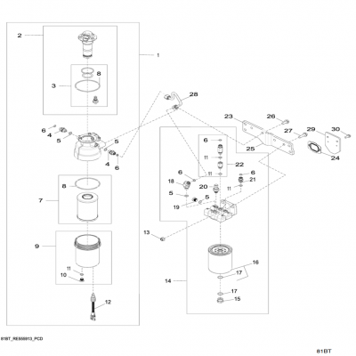 Group 81: Primary Fuel Filter, continued  第81組：燃油初級濾清器，&amp;ldquo;GM93289,&amp;rdquo;&amp;ldquo;GM93285,&amp;rdquo;&amp;ldquo;GM91650,&amp;rdquo;&amp;ldquo;GM85414,&amp