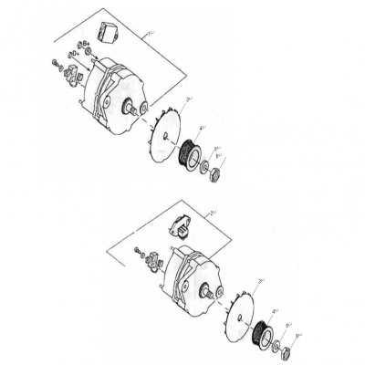 Alternator Neg Ground 交流發(fā)電機(jī)負(fù)接地 40MDDCA-  55MDDCB-  65MDDCC-  80MDDCD-  99MDDCE-  40MDDCF-  50MDDCG-  65MDDCH-  80MDDCJ-  35MDDCK-  40MDDCL- 55MDDCM-  65MDDCN-  80MDDCP-  99MDDCR-  55MDDCS